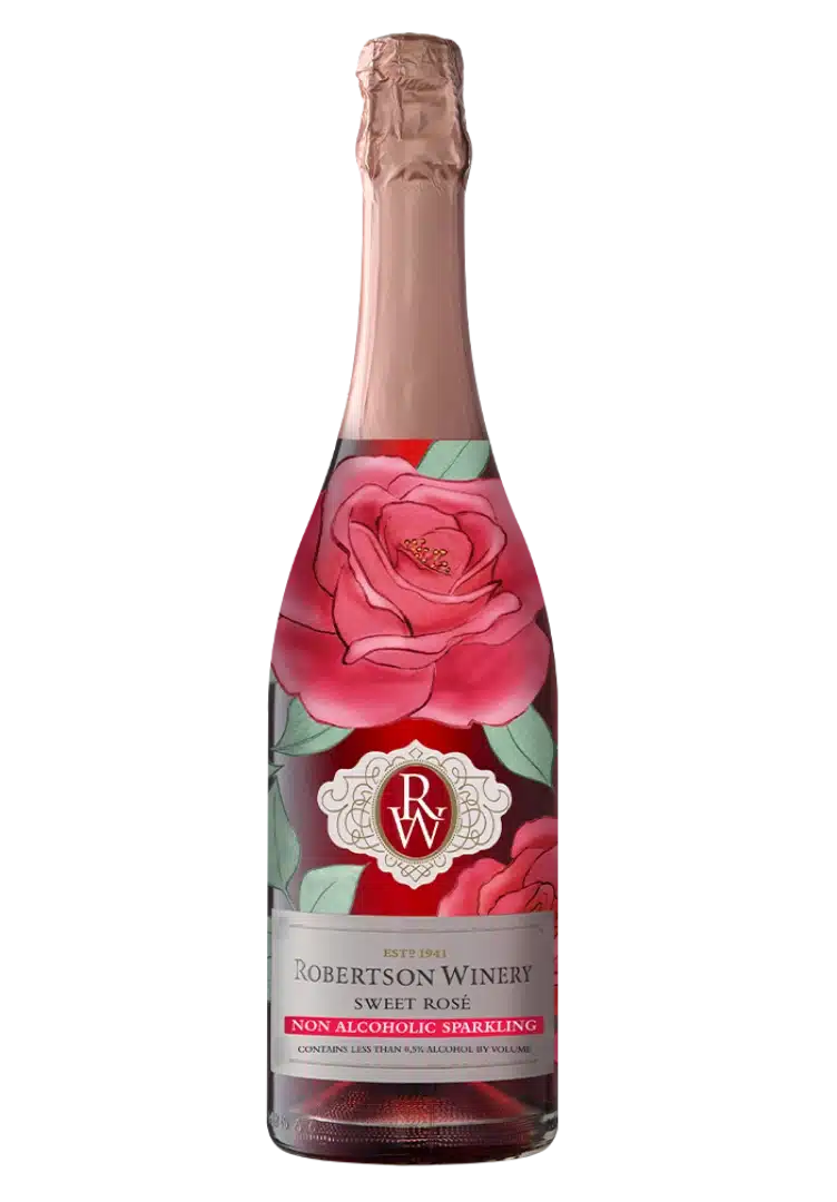 ROBERTSON ALC FREE SPARKLING SWEET PINK/ROSE 750ML