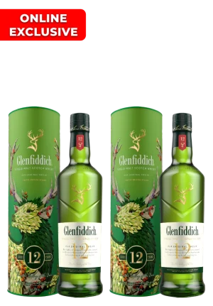 2 x GLENFIDDICH 12YR OLD MALT 750ML