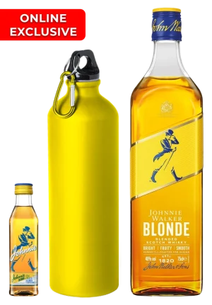 JOHNNIE WALKER BLONDE 750ML + COMPLIMENTARY 50ML AND BRANDED BOTTLE