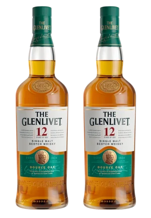 2 X THE GLENLIVET 12 YEAR 750ML