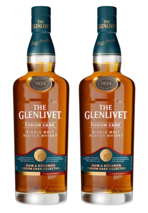 2 X THE GLENLIVET FUSION CASK 750ML