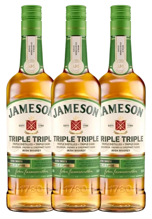 3 X JAMESON TRIPLE TRIPLE 750ML