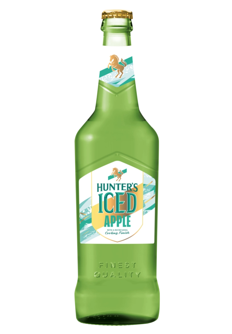 HUNTERS ICED APPLE 660ML (INCL R36.00 DEP)