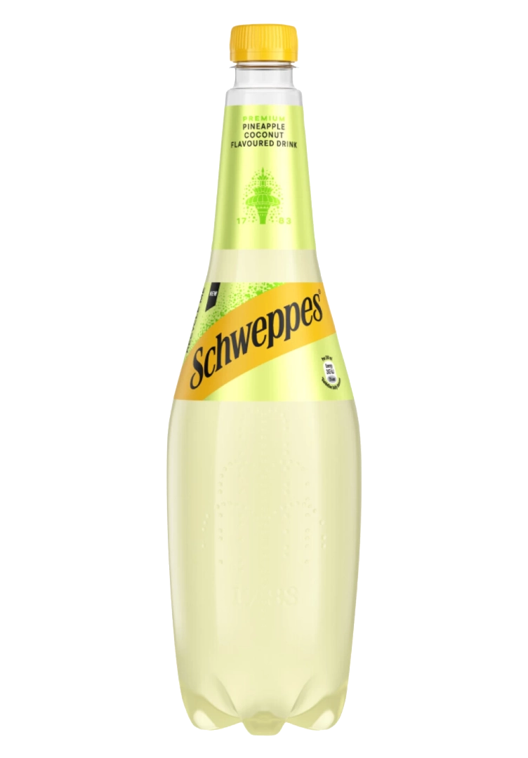 SCHWEPPES PINEAPPLE COCONUT 1L PET