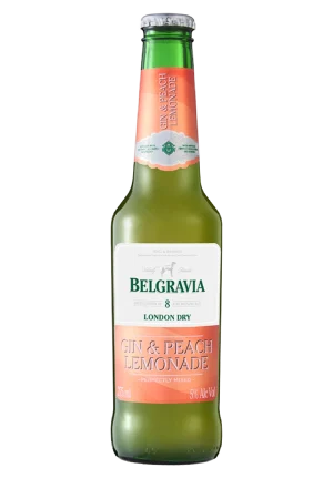 BELGRAVIA GIN & PEACH LEMONADE RTD 275ML