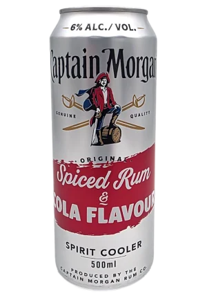 CAPTAIN MORGAN SPICE & COLA 500ML CAN