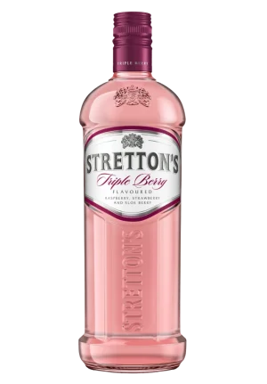 STRETTONS TRIPLE BERRY GIN 750ML + COMPLIMENTARY STRETTONS 2LT BIB