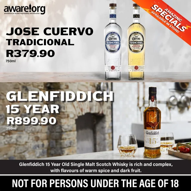 AMAZING SPECIALS VALID UNTIL 30 APRIL 2025

NOT FOR PERSONS UNDER THE AGE OF 18

#bestprice #Liquor #liquorgram #liquorstore #Johannesburg #BestLiquourPrices